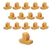 Pezzi di ricambio per Catan Gioco da tavolo | Barche | Pezzi di coloni | Set marittimi (A03 - Oro)