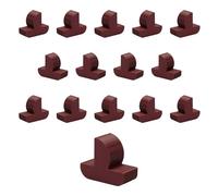 Pezzi di ricambio per Catan Gioco da tavolo | Barche | Pezzi di coloni | Set marittimi (A12 - Maroon)