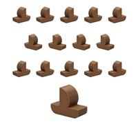 Pezzi di ricambio per Catan Gioco da tavolo | Barche | Pezzi di coloni | Set marittimi (A27 - Marrone)