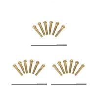 Pezzi di ricambio per chitarra 1~10 Pz Chitarra Acustica Ponte Pin Chiodo Rame Massiccio Ottone Strumenti Musicali A Corda Parti Di Chitarra Accessori(3pcs)