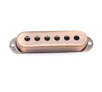 Pezzi di ricambio per chitarra 1 Pz Chitarra Elettrica In Ottone Pickup Singolo Copre 48mm/50mm/52mm Per Parti Di Accessori Per Chitarra ST/SQ(Red,52mm)