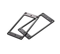 Pezzi di ricambio per chitarra 2 Pezzi Di Ricambio Per Telaio Pickup Piatto In Lega Di Alluminio Anello Pickup Per Chitarra Anello Di Montaggio Parti Di Ricambio Per Chitarra Elettrica(Black)