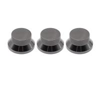 Pezzi di ricambio per chitarra 3 Pz/4 Pz Chitarra Basso Manopole In Metallo Cappello A Cilindro Campana Manopola Di Controllo Della Velocità Per Accessori Per Chitarra SG 5 Coloer(Black Nickel,3Pcs)