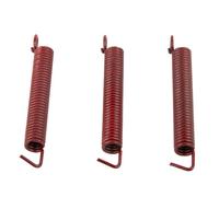 Pezzi di ricambio per chitarra Duable Bridge Springs Tremolo 3 Pezzi 6,8x0,85 Cm Accessori Parti Metalliche Per Chitarra Elettrica A Ponte(Red)