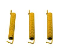 Pezzi di ricambio per chitarra Duable Bridge Springs Tremolo 3 Pezzi 6,8x0,85 Cm Accessori Parti Metalliche Per Chitarra Elettrica A Ponte(Yellow)