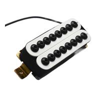 pezzi di ricambio per chitarra elettrica 8 Corde Humbucker Big Hex Regolabile Vite Coil Spliting Pickup N10K / B15K Parti Di Chitarra Con Uscita Bianca (Color : Bridge without frame)
