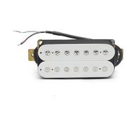 pezzi di ricambio per chitarra elettrica Chitarra Elettrica A 7 Corde Humbucker Dual Coil Spliting Pickup N8.5K / B14K Parti Di Chitarra Con Uscita Bianca (Color : Without frame, Size : Neck)
