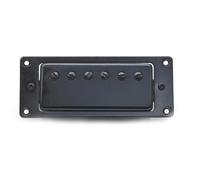 pezzi di ricambio per chitarra elettrica Mini Pickup Humbucker Per Chitarra Elettrica A 6 Fori Per Chitarra LP Manico E Ponte Neri/oro/cromati Sono Universali (Color : Bk 1Set)