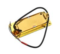 pezzi di ricambio per chitarra elettrica Mini Pickup Humbucker Per Chitarra Elettrica A 6 Fori Per Chitarra LP Manico E Ponte Neri/oro/cromati Sono Universali (Color : Gold 1Pc)