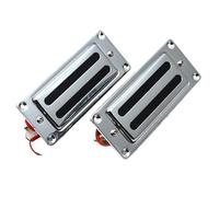pezzi di ricambio per chitarra elettrica Mini Pickup Humbucker Per Chitarra Elettrica A Due Linee Per Chitarra LP Il Manico E Il Ponte Cromati Sono Universali (Color : 1Set)