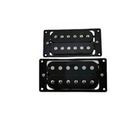 pezzi di ricambio per chitarra elettrica Pickup Per Chitarra Pickup Humbucker Pickup Per Chitarra Elettrica SH1n SH4 4C Zebra/Set Nero (Color : Bk)