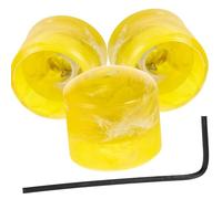 Pezzi di ricambio per chitarra Manopole Per Chitarra Per Strumento Audio Potenziometro Controllo Volume Pedale Basso Plastica Metallo Professionale(Yellow)