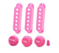 Pezzi di ricambio per chitarra Parti Di Chitarre E Bassi Coperchio Pickup Con Punta Per Interruttore Polo 48/50/52mm Per Pickup Single Coil Coperchio Pickup Per Chitarra ST In Plastica(Purple)