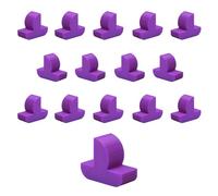 Pezzi di ricambio per gioco da tavolo Catan | Barche | Pezzi di coloni | Set marittimi (A14 - Viola)