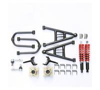 pezzi di ricambio per motociclette 1Set Sospensione Anteriore Forcellone Superiore/Inferiore A Braccio Sterzo Puntone Nocca Mandrini con Freno a Disco Whee Mozzi Adatto for Il Fai da Te ATV Parti