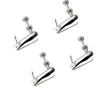 pezzi di ricambio per violino 4PCS Violino Fiddle Fine Tuner Fiddle String Adjuster Violino Accessori Per 4/4 3/4 1/2 1/4 1/8 Violino Strumenti (Color : 4PCS 1-2 1-4 Tuners)