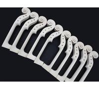 pezzi di ricambio per violino 5/10pcs manico di violino 4/4 3/4 1/2 1/4 acero testa di violino liutaio accessori per utensili (Color : 1-2)