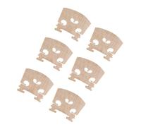 pezzi di ricambio per violino 6PCS 4/4 3/4 1/2 1/4 1/8 Nizza Legno di Acero Violino Ponte Ponte di Violino Accessori Per Violino Strumenti e Violino Acustico (Color : 6PCS 4-4)
