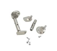 pezzi di ricambio per violino Parti del supporto per guancia per violino 3/4 4/4 Accessori per violino anteriore e posteriore Parti per violino (Color : Silver)