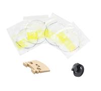 pezzi di ricambio per violino Set per violino di 3 corde per violino e sordine rotondi e ponticelli Accessori per violino