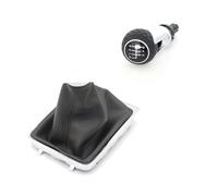 Pezzi Di Ricambio Pomello Del Cambio In Pelle A 5 E 6 Velocità Per Golf 7 MK7 GTI Per GTD 2013-2018(White-6 speed)