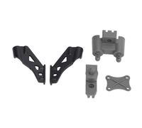 Pezzi di Ricambio RC Ala di Coda per Auto Colonna di Controllo Migliorata Proprietà Durevoli Accessori di Ricambio in Plastica per 124008 124010 1/12 Veicoli con Telecomando