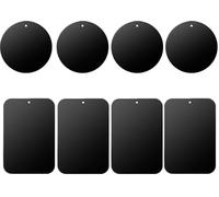 Pezzi di ricambio supporto piastre metalliche D. Sking auto Phone Holder Iron piatti per supporto auto Car Kits 8-Pack Black