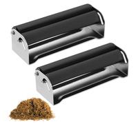 pezzi di rullo per tabacco in metallo, macchina per arrotolare sigarette manuale, macchina per arrotolare il tabacco, 70 mm, facile da usare
