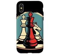 Pezzi di scacchi Giochi da tavolo grafici Custodia per iPhone X/XS
