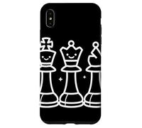 Pezzi di scacchi stile fumetto Hobby Custodia per iPhone XS Max