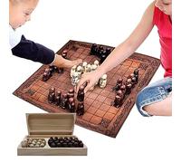 Pezzi Di Scacchi Vichinghi - Gioco Asimmetrico Di Scacchi, Pezzi Di Scacchi Vichinghi, Guerra A Scacchi Da Tavolo | Gioco Di Bachechi Di Scacchi Vichinghi, Regali Di Scacchi In Resina Giocattoli Di Ap
