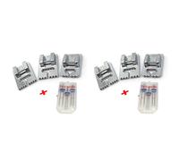 pezzi di spilli a doppio ago (3 misure miste 2.0/90 3.0/90 4.0/90) con