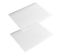 pezzi di stencil a linea retta da 28 cm, modello di calligrafia per la scrittura su busta, guida per la scrittura di diari