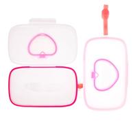 Pezzi Dispenser Salviette Portatile Umidificate 2 | Scatola Compatta Cintura, Conservazione Pulita, per Mamme e Uso fuori Casa Salviette