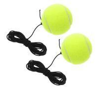 Pezzi Dispositivo Corda per Pallina con Allenamento 2 sulla Tennis | Allenamento per Tennis, Allenamento Tennis Autonomo, Pallina Tennis Compatta, Fibra Chimica Sottile