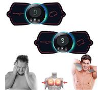 pezzi EMS Massaggio per la riduzione della ginecomastia, Massaggiatore elettrico portatile EMS per il collo, Massaggio cervicale per alleviare il dolo