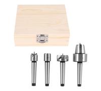 pezzi MT1 contropunta girevole e albero di trasmissione per tornio per legno con custodia in legno