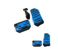 Pezzi pedale freno auto Per auto, SUV e ATV, set di 2 copri pedali in lega antiscivolo adatti pedale auto(Blue)