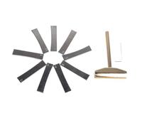 Pezzi per l'installazione dei Tasti, Set di Montaggio per i Tasti della Chitarra in Metallo con Regolazione Accurata, Dimensioni Compatte per la Riparazione di Strumenti Musicali