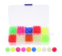 Pezzi Perline da Pesca Luminose Ovali Accessori 1000 Pezzi | Camera Galleggiante e Amo, per Mare e Fiumi, Confezione Compatta, Facili da Portare Colore Casuale