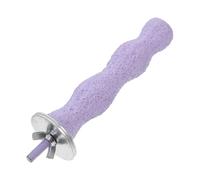 pezzi Posatoio in legno viola per pappagallini per limare le unghie Viola Taglia 1