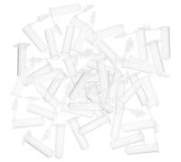 Pezzi Provette con Tappo da Centrifuga 2ml in Plastica 500 | Conservazione di Piccoli Campioni, Chiusura Affidabile, Peso Leggero, Uso in Biochimica e Ospedale