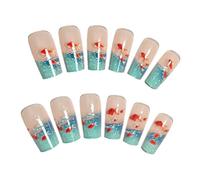 Pezzi quadrati di arte del chiodo dell'elemento subacqueo con l'armatura indossabile dinamica e colorata 24pcs