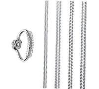 Pezzi Regolatore della Dimensione dell'anello per Anelli Larghi Detergenti Trasparenti Protezioni di riduzione per Rendere più Piccoli Gioielli in Argento, Platino o Oro Bianco Handy And Professional