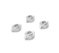 Pezzi Ricambio Auto Rc Per Zero-Z Per Kyosho Per Mini-Z MR-03 1/28 4 Pezzi Adattatore Di Cambio Di Legame Metallico Mozzo Ruota Cambio Per Auto RC Per AWD