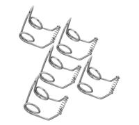 Pezzi Ricambio Chiave Valvola Tromba 5, Acciaio Inox Argento | Montaggio Preciso, per Trombone e Pratica Personale, Set da 5 per Scuole Musicali