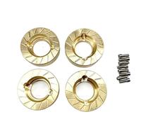 Pezzi Ricambio Per Axial Per SCX10 II 90046 90047 1/10 4 Pezzi Pesi Interni Per Ruote In Metallo Pesante Che Girano In Rame RC Car