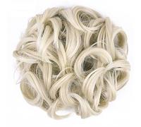 Pezzo Di Capelli Per Chignon 1 Pezzo Estensioni Pezzo Di Capelli Spesso Per L'Uso Quotidiano Pezzo Di Capelli Disordinato, Scrunchies Per Chignon Disordinato Chignon Sintetico Ondulato Riccio Coda Di