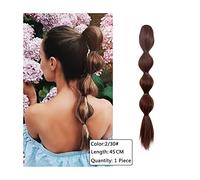 Pezzo di Capelli per Chignon Disordinato da Donna 1 pacchetto di estensioni dei capelli della treccia della schiuma sintetica dell'artiglio della clip della coda di cavallo delle estensioni dei capell