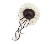 Pezzo Di Capelli Per Disordinato Per Donne - Estensione Dei CapelliiPer Updo In Pizzo Con Supporto Elastico Per Coda Di Cavallo | Parrucca Con Fascia Per Capelli Dall'aspetto Naturale